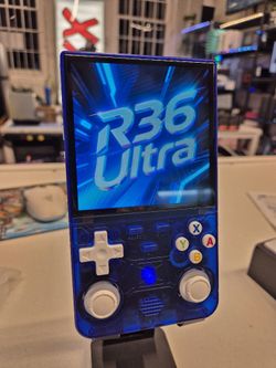 4" 2025 New Upgrade R36 ULTRA Retro Handheld Game Console with 64G Built-in 21000+ Classic Games, Portable Hand Held Open Source Linux System 4.0 4k H