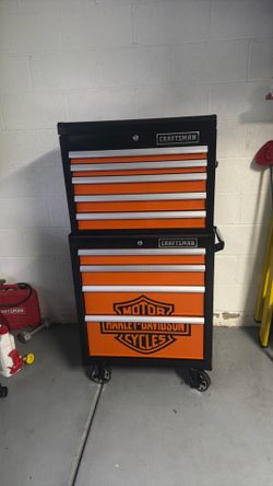 Craftsman Harley-Davidson Special Edition Toolbox Combo (9 Drawers) – Excellent Condition