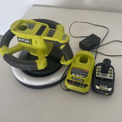Ryobi Polisher With Battery And Charger 