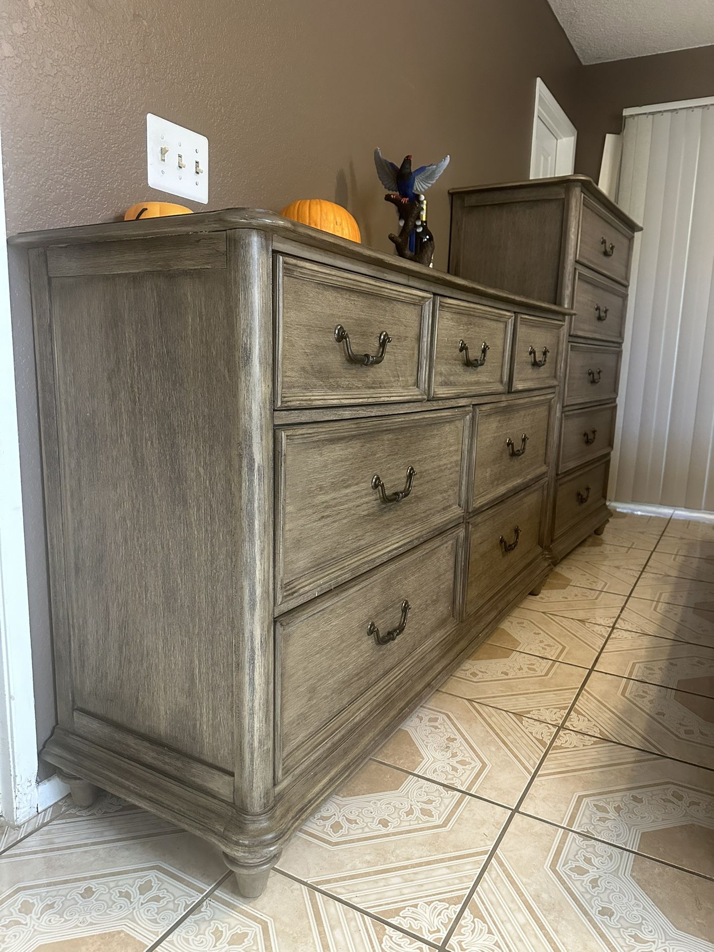 Solid wood furniture. Can be purchased as a set or individually.