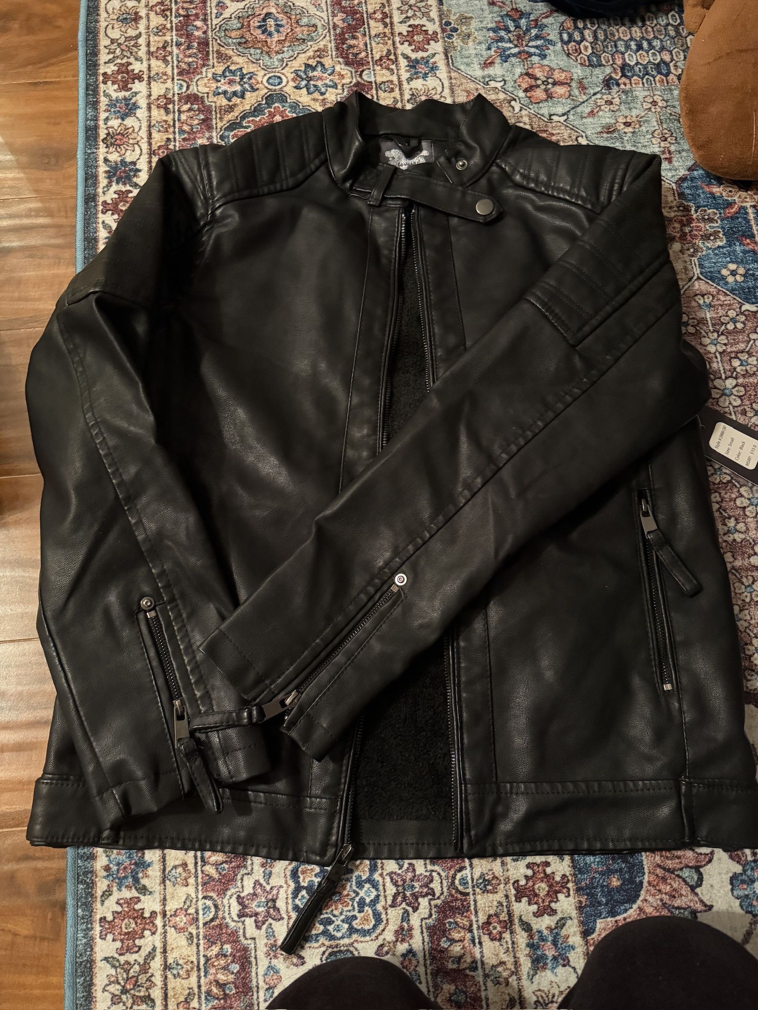 Men Black Leather Jacket