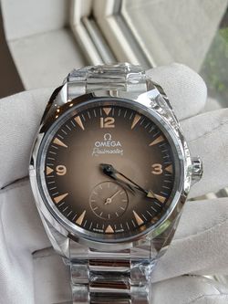 Omega Railmaster 38mm Brown