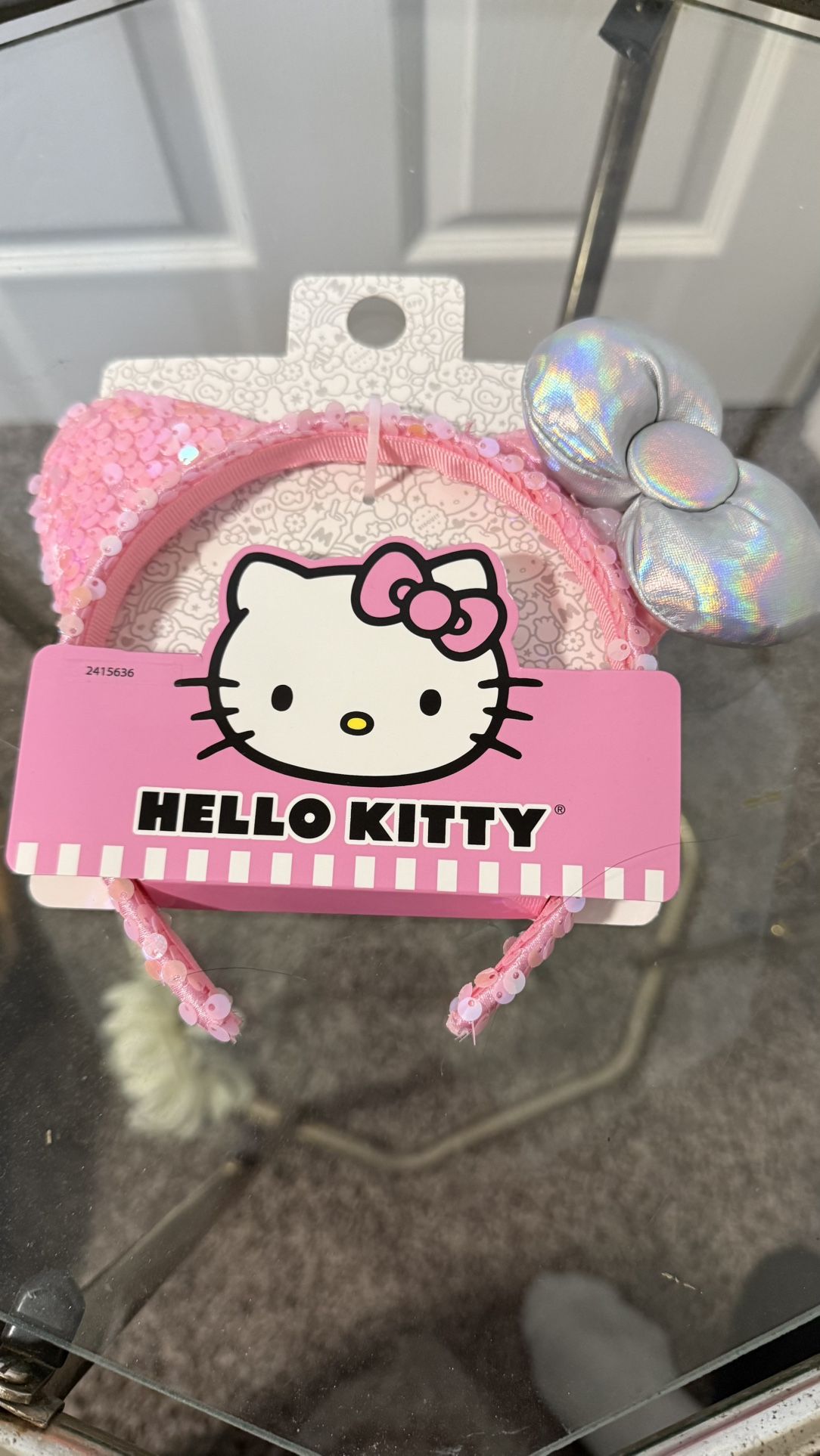 Hello Kitty, Girl's Bow Pink Headband