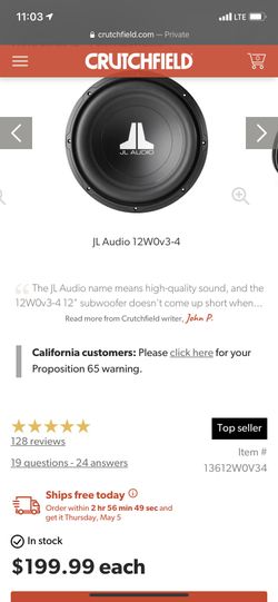 JL Audio 12 Inch