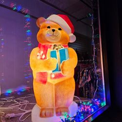 Christmas yard blow molds.