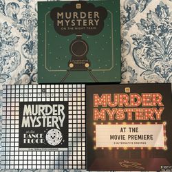 Murder Mystery Games (never been opened)