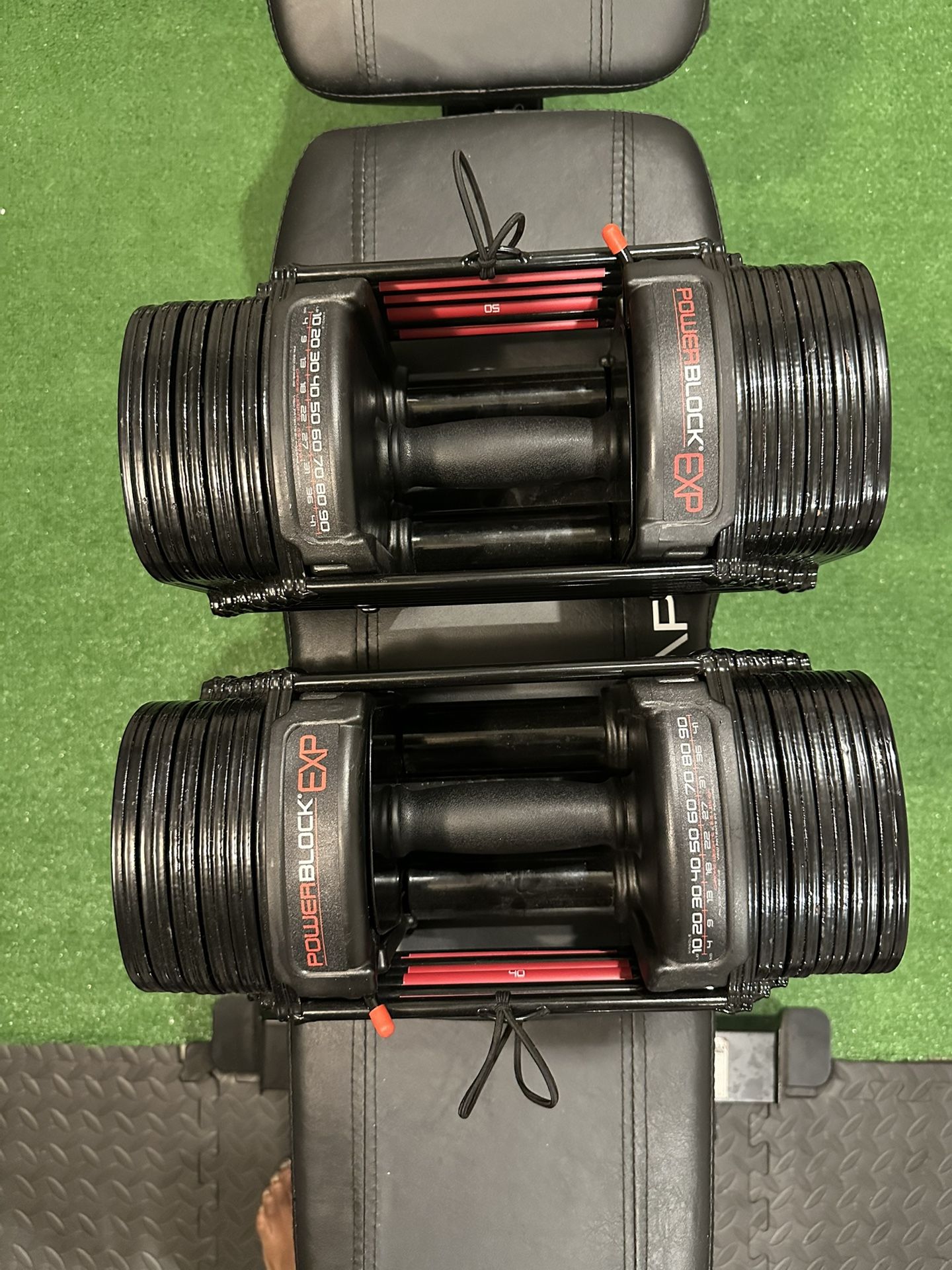 Power Block EXP adjustable dumbbells 