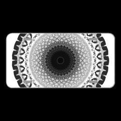 License Plate Novelty Car Front Mandala Calming Coloring Page