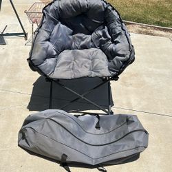 Oversized Folding Chair With Carrying Bag 