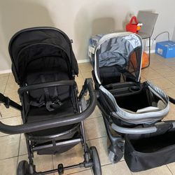 Single Stroller And Two Seater Wagon 