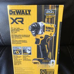 DEWALT 20V MAX XR Cordless Impact Driver High Torque (Tool Only)