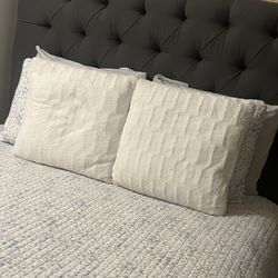 Grey Bed Frame (queen) 