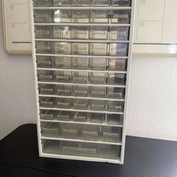 Vintage 50 Drawer Storage Cabinet Organizer