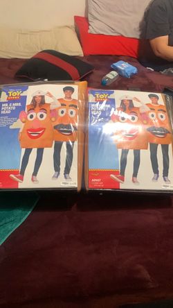 Mr. Mrs. potato potato head costume