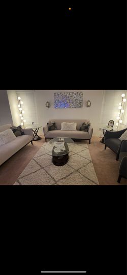 Two couches with two chairs