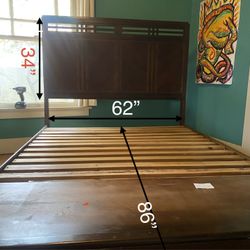 Solid Queen Size Bedframe