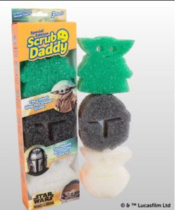 NEW Scrub Daddy Star Wars Mandalorian / Grogu Special Edition (3 -Pack)