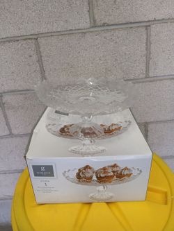 Glass Pedestal Cake Platter