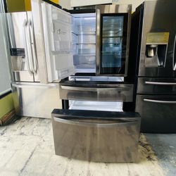 Refrigerador Negro Grande A Pagos 