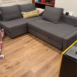 IKEA FRIHETEN Grey Couch $500 Or OBO