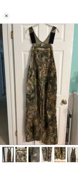 Men’s Vintage liberty Realtree Camouflage overalls Size 38
