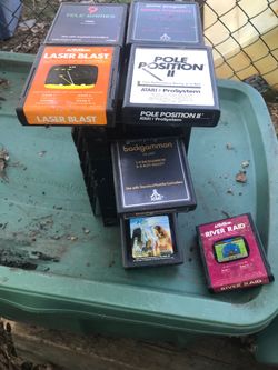 Vintage Atari games with case only $50