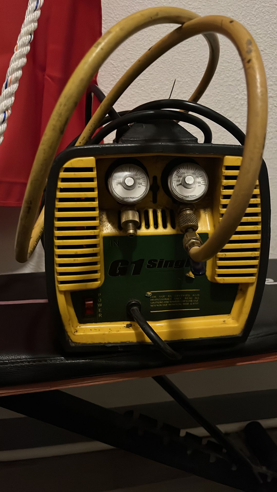 Appion G1 single cylinder recovery