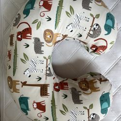 Boppy Nursing Pillow With Animal Cover