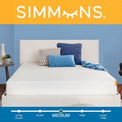 Full size mattress and foldable bed frame