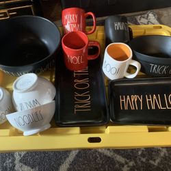 Rae Dunn Mugs Bowls Plate