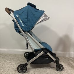 UPPAbaby Minu Stroller - Ryan (Teal Melange/Silver/Saddle Leather)