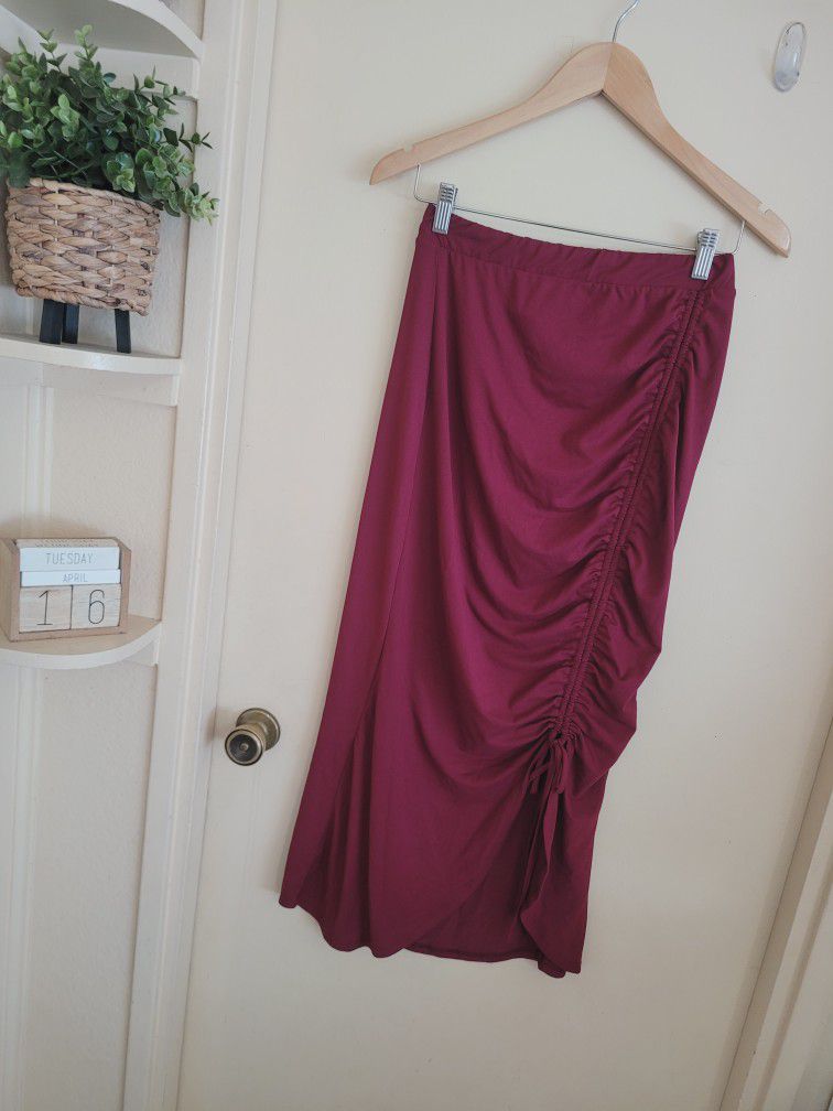 Womens Ruched Skirt