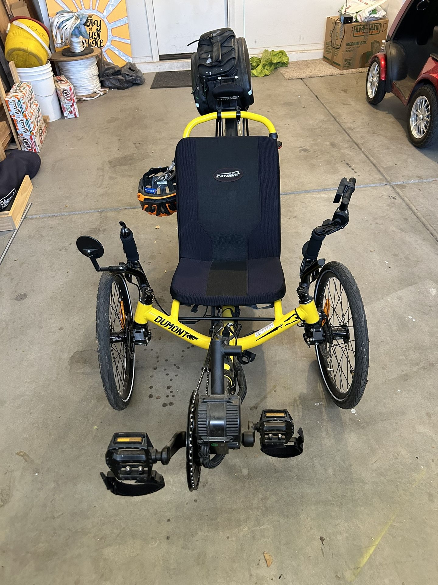 Catrike Dumont Recumbent Trike With E Motor