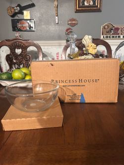 Princess house glass bowls