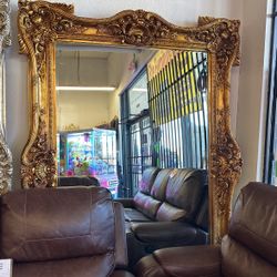 Antique Gold Giant Mirror