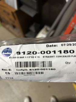 Stainless Steel Restroom Grab Bars - 36” & 42”