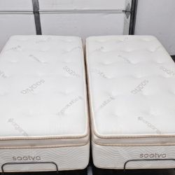 LIKE NEW! Saatva HD Split King Mattress - Delivery Available