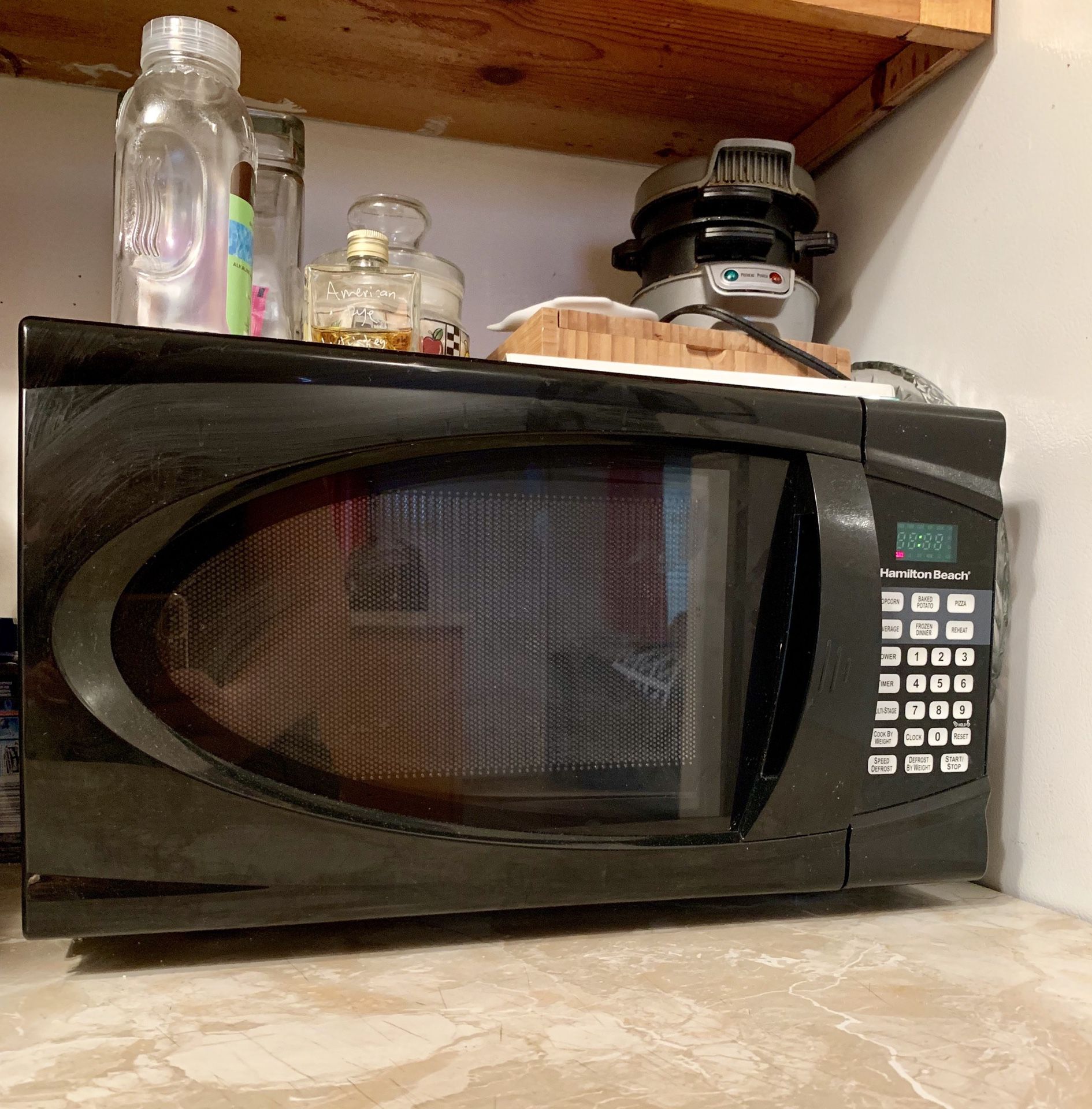 Black Hamilton Beach Microwave