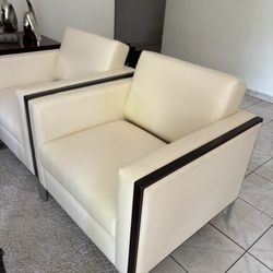 Leather Arm Chairs 