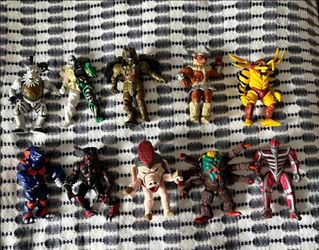 Rare Vintage Power Rangers Evil Space Aliens Action Figures lot