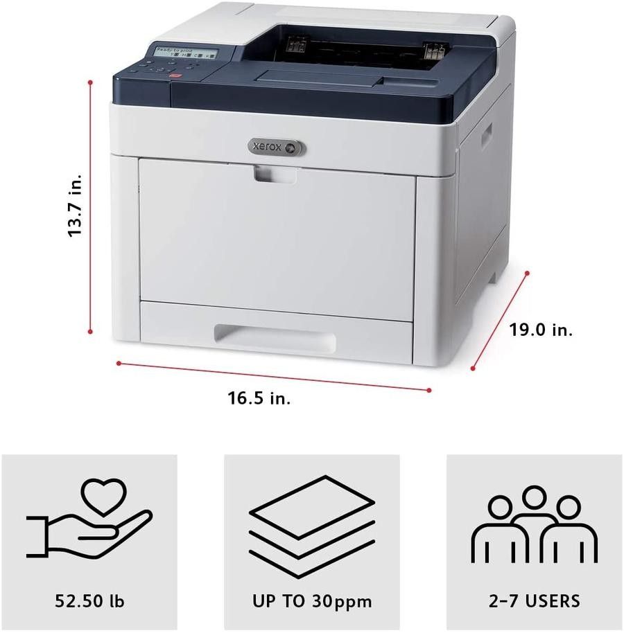 Xerox Phaser 6510/DN Color Printer, Amazon Dash Replenishment Ready