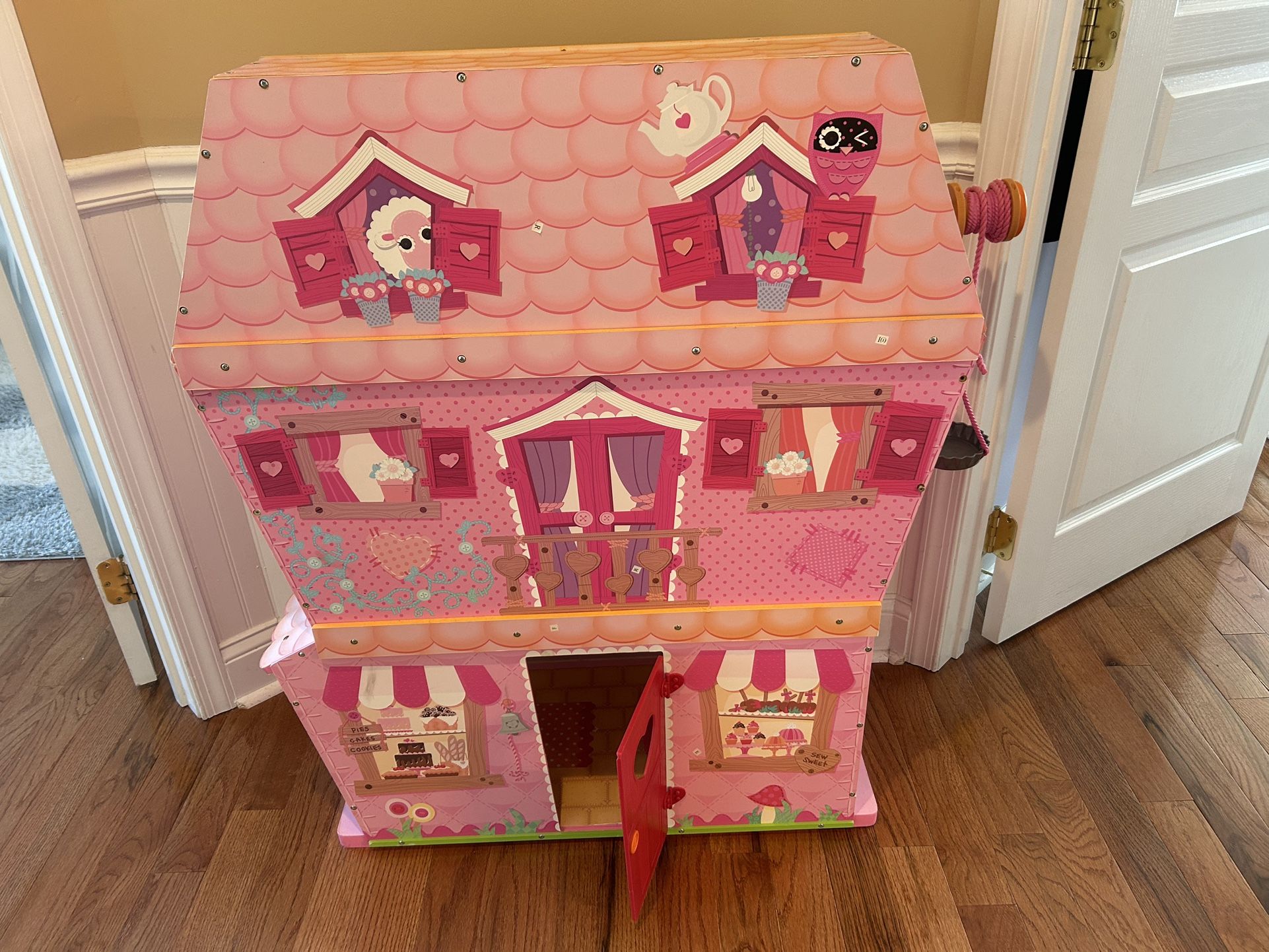 American Made Solid Wood 3.5 Feet Gorgeous Doll House
