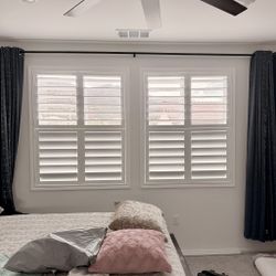 SAME DAY PRICING! Custom Interior Shutters- REAL WOOD, LIFETIME WARRANTY, Plantation Shutters, Window Treatments, Window Coverings, Persianas de Mader
