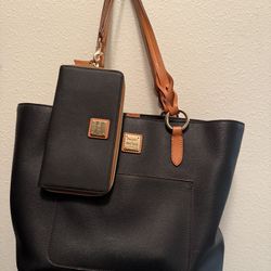 Dooney And Burke Tote And Wallet