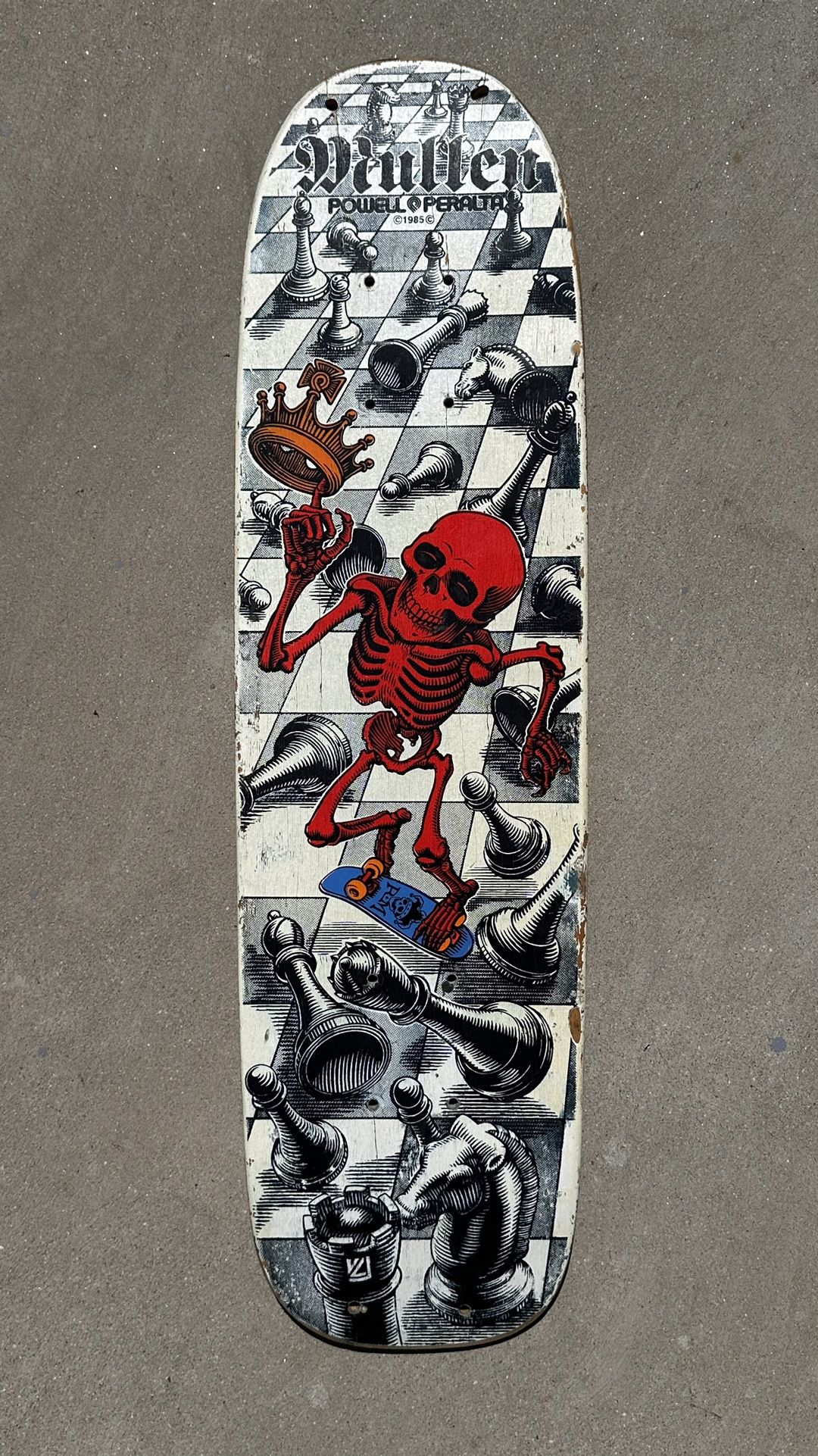 Vintage 1980s Rodney Mullen Powell Peralta Freestyle Skateboard Deck