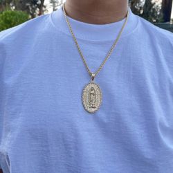 Cuban Link Necklace+Pendent 