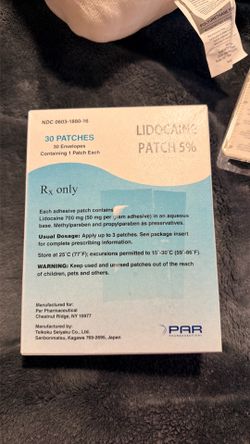 Lidocaine patches 5%