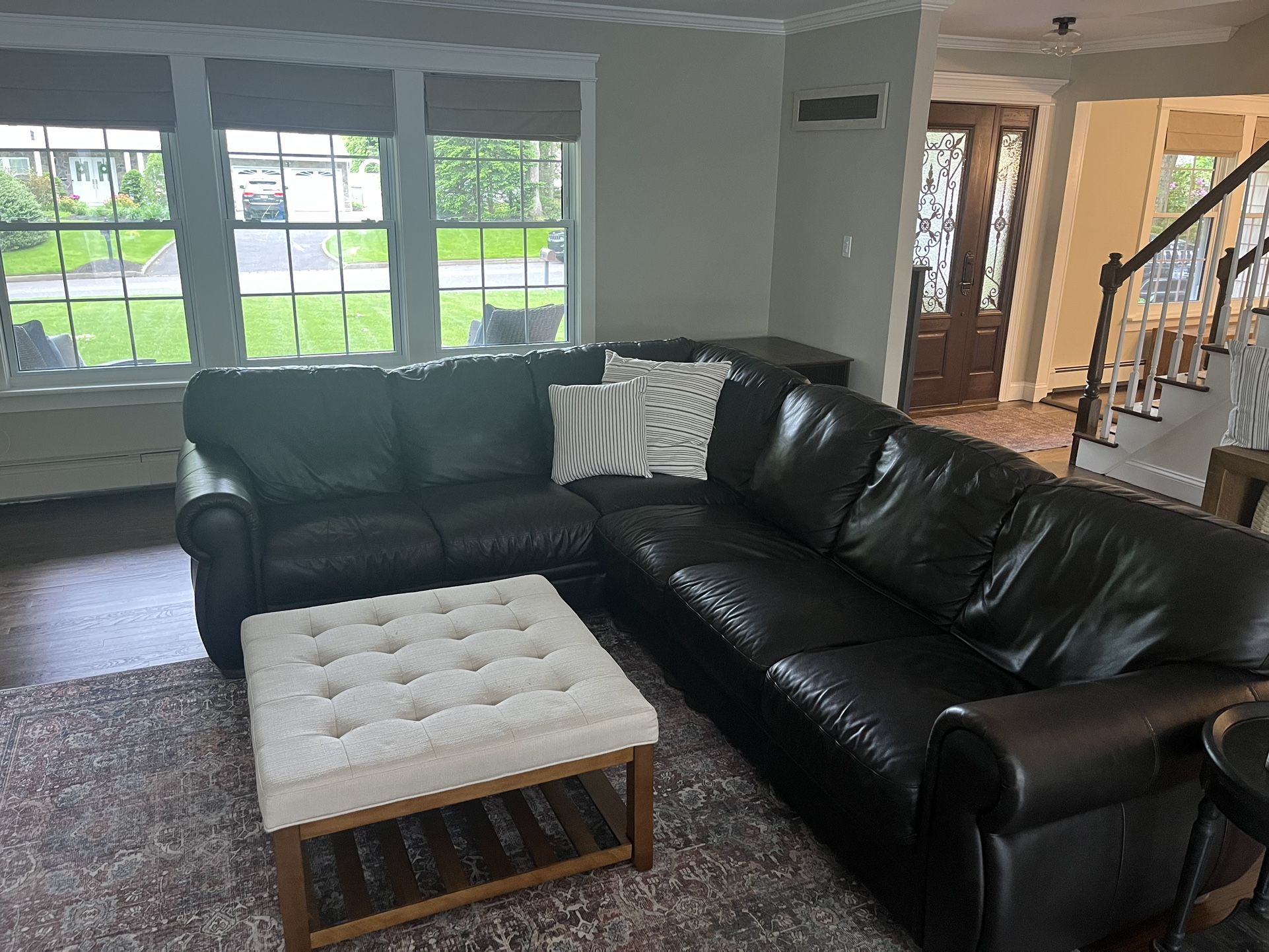 Leather Sectional