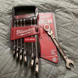 Milwaukee 7pc metric Flexhead set