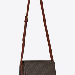 Saint Laurent Messenger Bag Le Monogramme Medium Buckle Bag Canvas And Leather